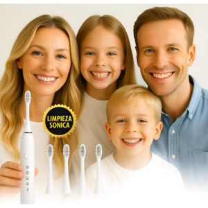 Cepillo Dental Electronico Recargable Ultrasonico Blanquea